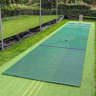 FORTRESS Instant Cricket Pitch Matting - 8x Size Options | Ideal For Garden Practice & Cricket Matches | No Installation Required | Indoor & Outdoor Matting