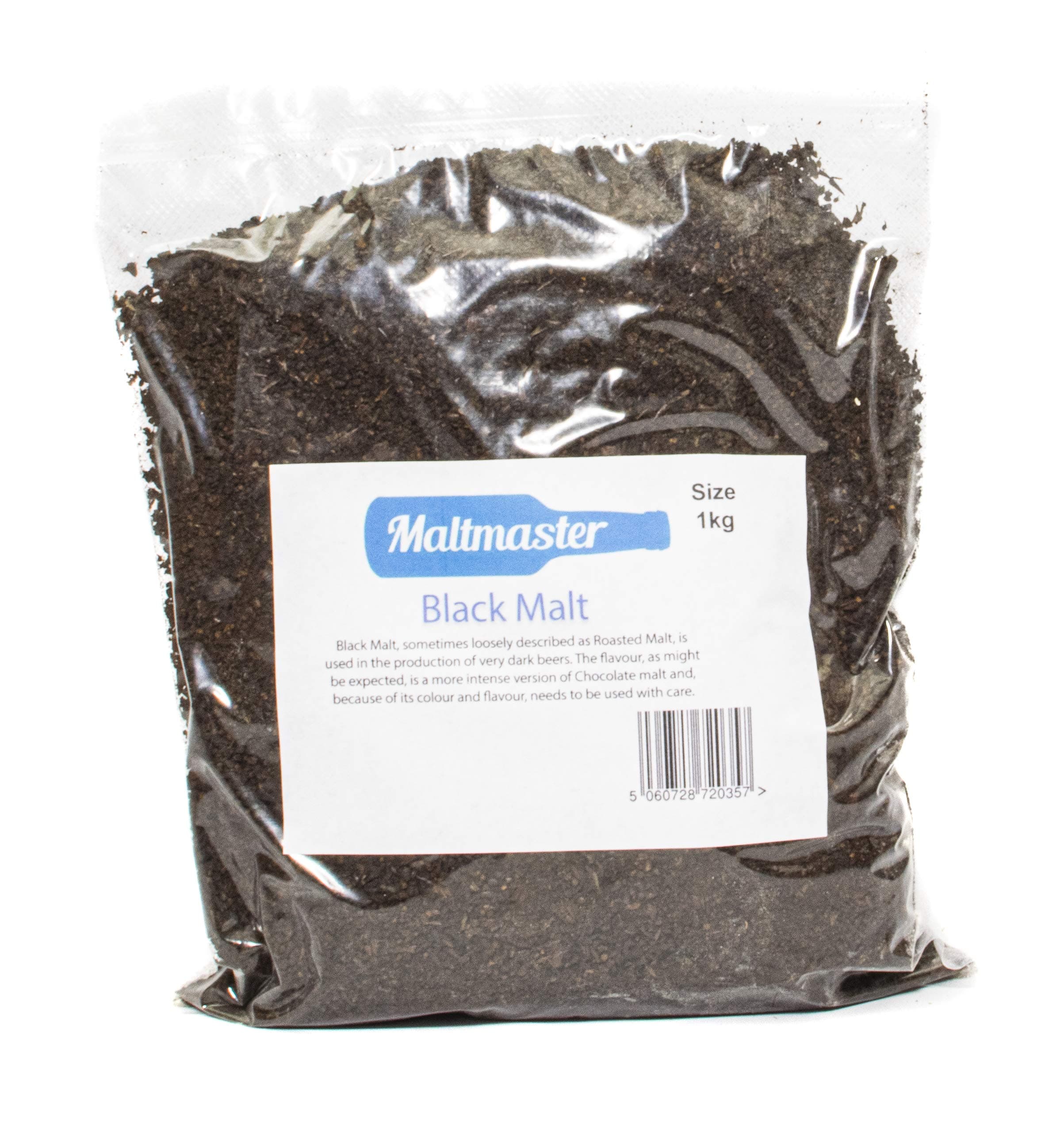 Maltmaster Crushed Black Malt, 1Kg