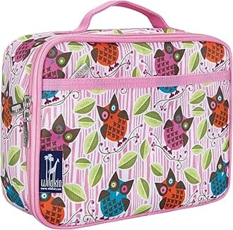 Wildkin Insulated Lunch Box Packing Hot Or Cold Snacks School And Travel Patterns Coordinate With Our Backpacks And Duffel Bags One Size Owls