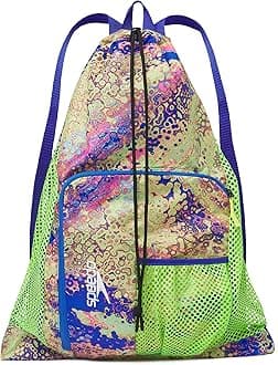 Speedo Unisex-Adult Drawstring Deluxe Ventilator Mesh Equipment Bag