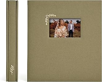 Premium Scrapbook Album – Acid-Free Photo Album with Writing Space – 100 Pages for Size 4x6 – Holds 500 Photos – Wedding, Baby, Travel & Family Memories