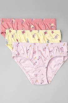 SG01 Girl's Super Combed Cotton Panty with Ultrasoft Waistband (Pack of 3)