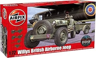Airfix 1:72 Willys British Airborne Jeep Kit (), Small