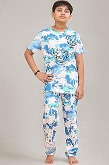 Boys Cotton Coord Set/Boys Night Suit/Boys Loungewear/Boys Night Dress
