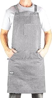 Hudson Durable GoodsProfessional Grade Chef Apron for Kitchen, BBQ & Grill