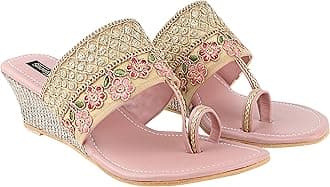 ShoetopiaWomen's & Girl's Woven Design Wedges Heels