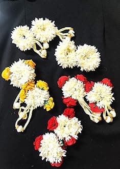Pretty CharmingHair Gajra Band All New Combo Multipurpose Artificial Soft Plastic with Freebie Set of 10 (Set of 10)
