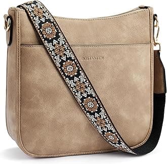 BOSTANTEN Leather Handbags Designer Shoulder Bucket Bag Crossbody Purses for Women