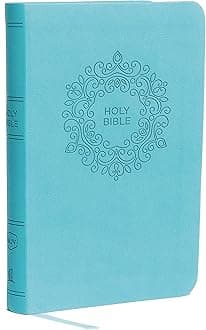 Nkjv, Value Thinline Bible, Compact, Leathersoft, Blue, Red