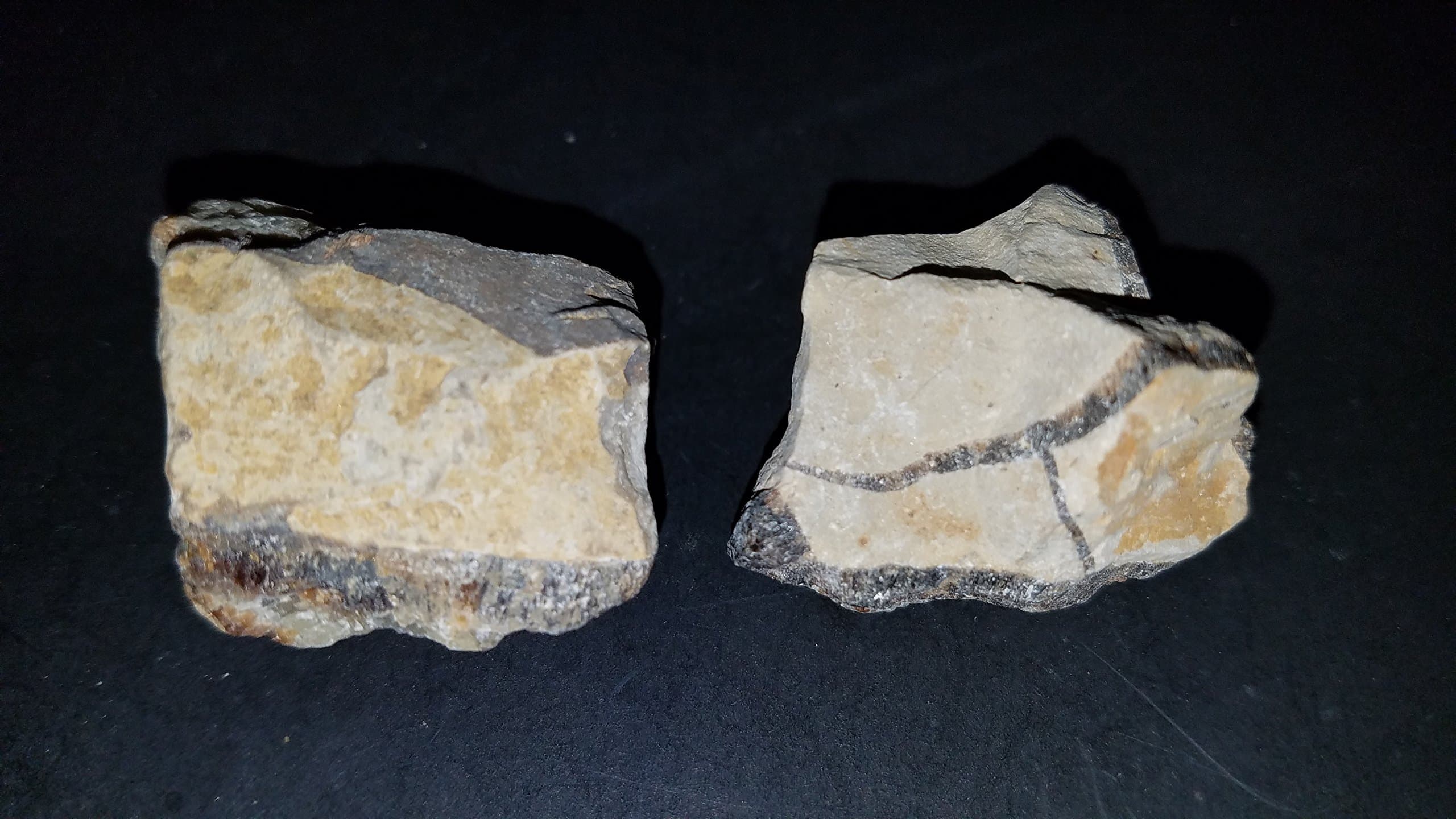 (#4) 2pc Medium A-Grade Raw Septarian Aka: Dragonstone a from Madagascar Rough Natural Crystal Healing Gemstone Specimens