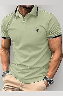 Lymio Polo T Shirt for Men || T Shirt for Man || Collar T Shirt Style Men (Pa...