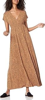 Amazon Essentials Women's Waisted Maxi Dress (Available in Plus Size)