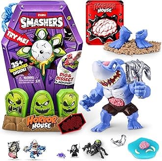 Smashers Mega Horror House (Blue) by ZURU Interactive Toy Collectible Toy for Kids and Teens