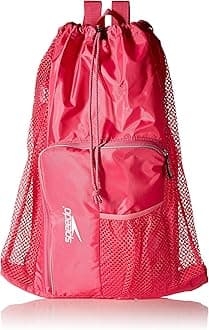 Speedo Deluxe Ventilator Mesh Equipment Bag, Fuchsia Purple