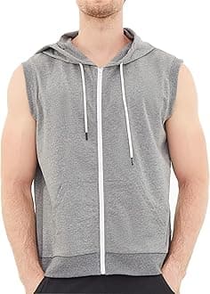 Dubinik®Short Sleeve Hoodie Lightweight Soft Cotton Moisture Wicking Kangaroo Pocket Short Sleeve Hoodie For Men