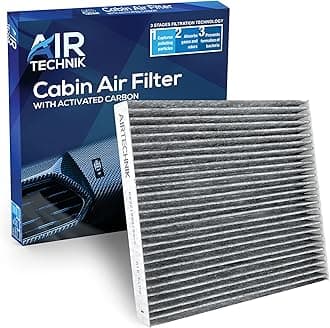 AirTechnik KB3Z19N619A Cabin Air Filter w/Activated Carbon | Fits 2019-2023 Ford Ranger - KB3Z19N619A