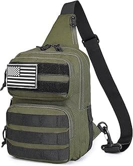 WotonyTactical Crossbody Bag for Men - Durable Sling Bag with Cross Body Design EDC Shoulder bag