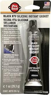 Pro Seal 4301702 80044 RTV Silicone Instant Gasket, 500 Degree F Performance Temperature, 1 oz., 28.3 g, Black