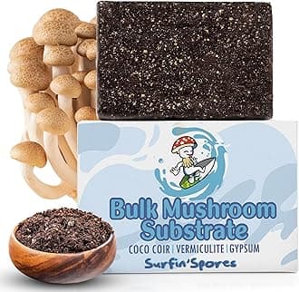 Surfin' Spores 5 Pounds Pasteurized Coco Coir Based Mushroom Substrate