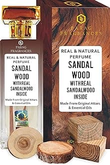 Real, Natural & Long Lasting Perfume For Men By (Best Long Lasting Perfume, Sandalwood, Spray, 60 Ml)