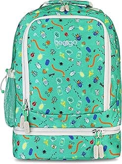 Kids 2-in-1 Backpack & Insulated Lunch Bag (Bug Buddies)