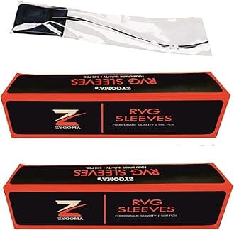Zygoma Dental RVG Sensor Sleeves, X-ray Sensor Protective Films, Fits To All Sensors (PACK OF 1000)
