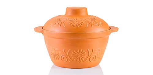 Clay Coocker, Stuffed Cabbage, Stew Pot, (Medium) Terracotta, 6l