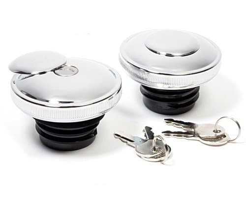 Tank Locking Cap from 82-95 Set Chrome Covered