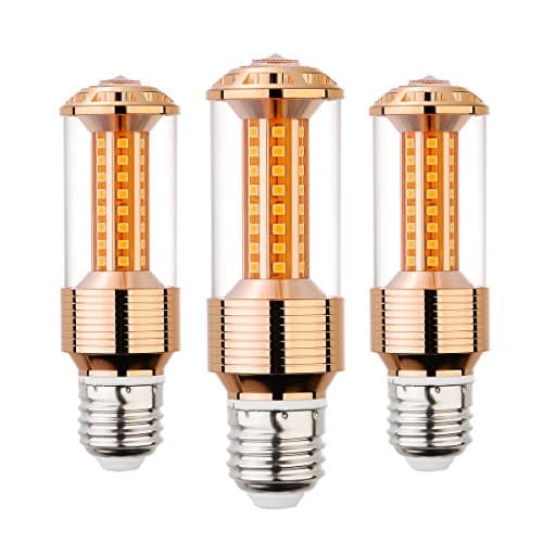 Ahevo (3 Pack) E27 LED Corn Bulb,85-265V, 15W Daylight White LED Light Bulb LED Corn Lamp, 100-120 Watt Light Bulbs Equivalent,E27 Base,1500 Lumens LED Lights,Non-dimmable (GJZT,6000K)