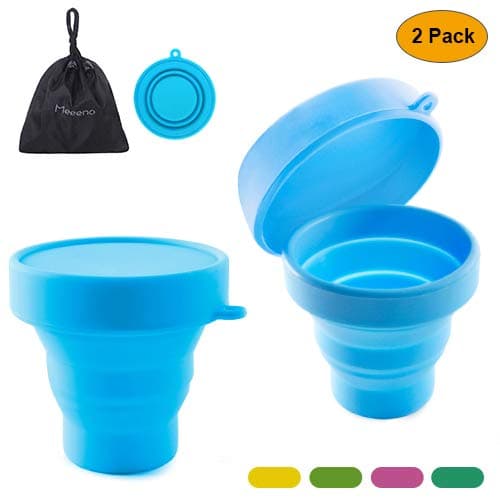 Collapsible Silicone Cup Foldable Sterilizing Cup for Menstrual Moon Cup