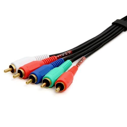 Component Audio/Video Cable, RCA Connectors, 25 Feet