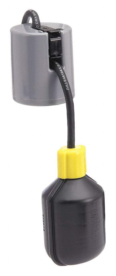 Float Switch, Normally Open, 125/250VAC