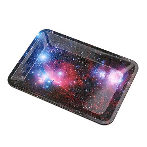 Galaxy Metal Rolling Tray - 7" x 5" (Galaxy)