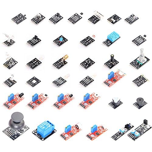 VKmaker 37 in 1 box Sensor Kit For Arduino Starters keyes brand in stock good quality low price (cartons, not plastic!!!)