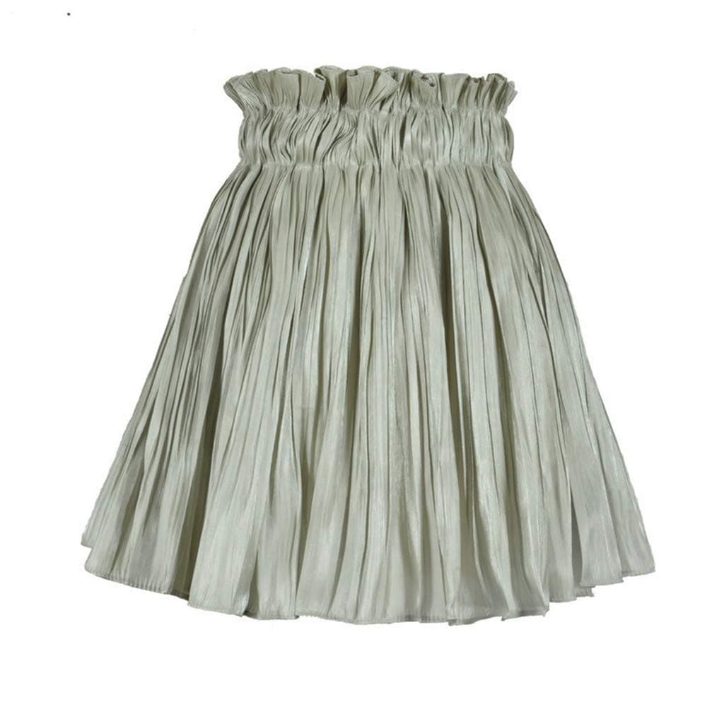 Women's New Look Bud Skirt Skirt Basic Solid Versatile Stretchy Flared Casual Mini Skater Skirt