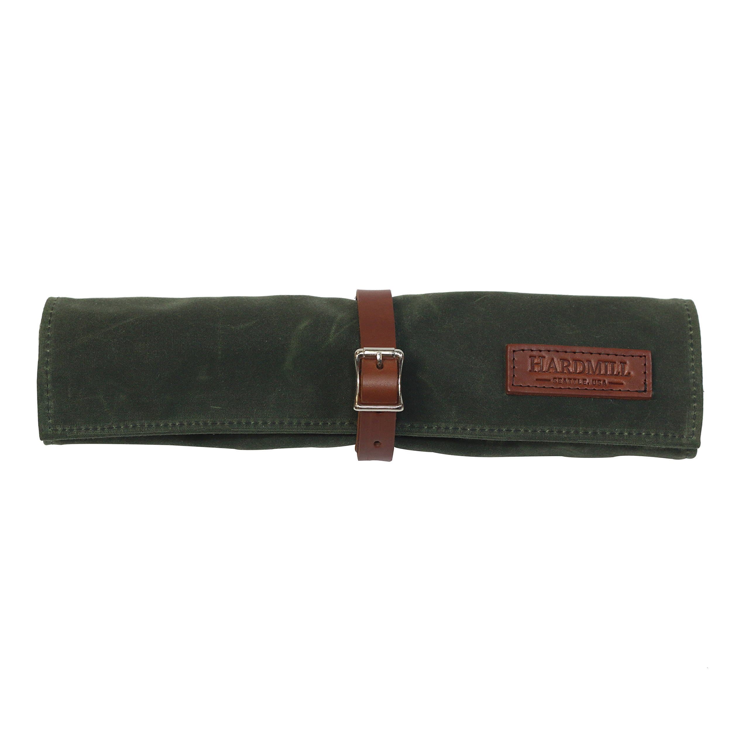 Tool Roll - Waxed Canvas - Olive - Made in USA