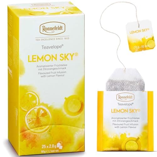 Ronnefeldt - Teavelope - Lemon Sky - Flavoured Fruit Tea - 25 X 2g Tea.