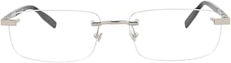 MONTBLANC Square-Frame Metal Optical Frames