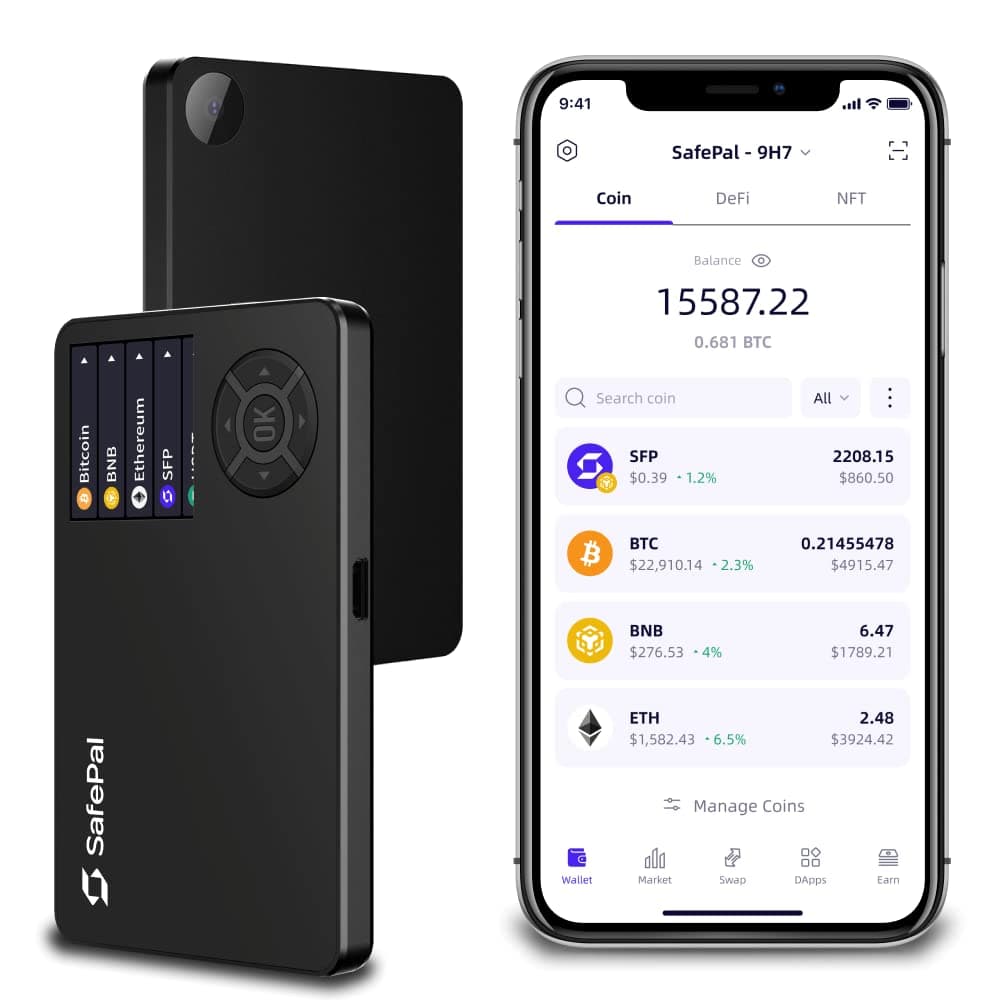 - S1 Cryptocurrency Hardware Wallet, Wireless Cold Storage For Bitcoin, Ethereum & More Tokens, Internet Isolated & 100% Offline, Securely Stores Private Keys, Seeds & Crypto Assets (Black)