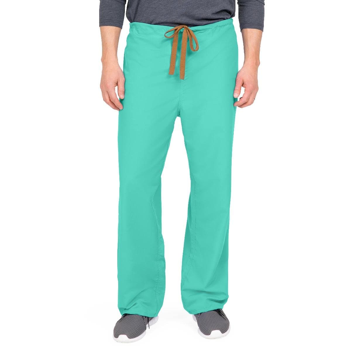 800NTJXS-CA PerforMAX Unisex Reversible Front-Drawstring Scrub Pant, Jade, Regular Inseam, X-Small