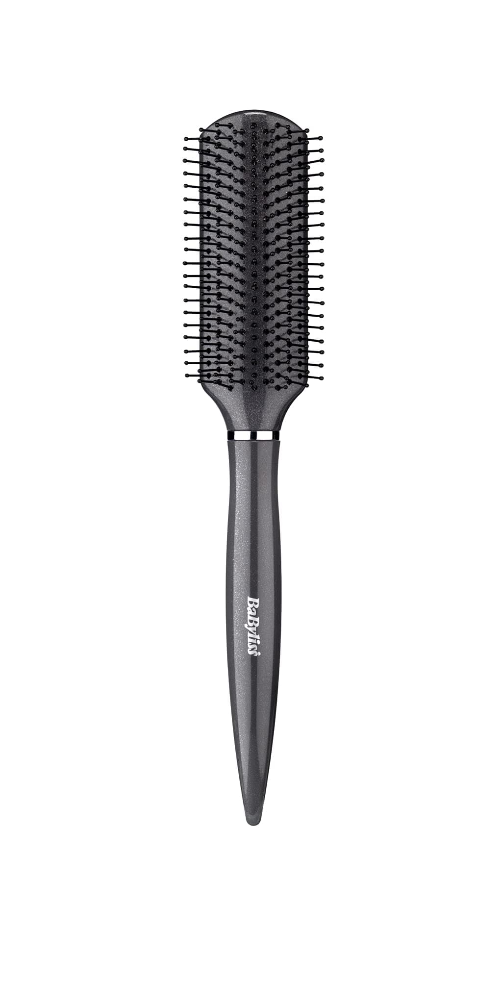 Diamond Styling Hair Brush, Silver