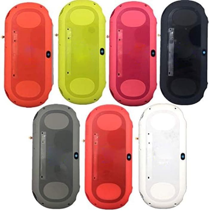 Colorful Back Shell Housing Case Shell Rear Cover Replacement for PSV2000 PSV 2000 Slim Console (G- White)