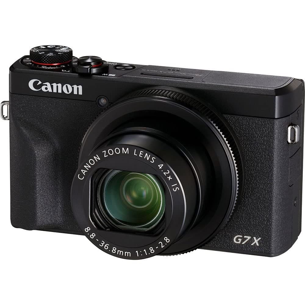 Canon PowerShot G7 X Mark III Digital Compact Camera - Black