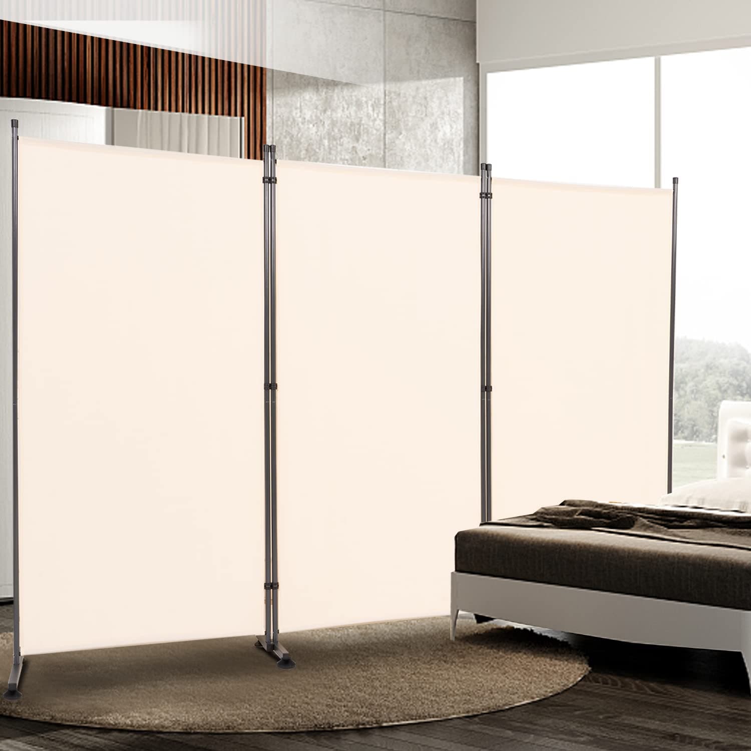3 Panel Privacy Screen with Pad