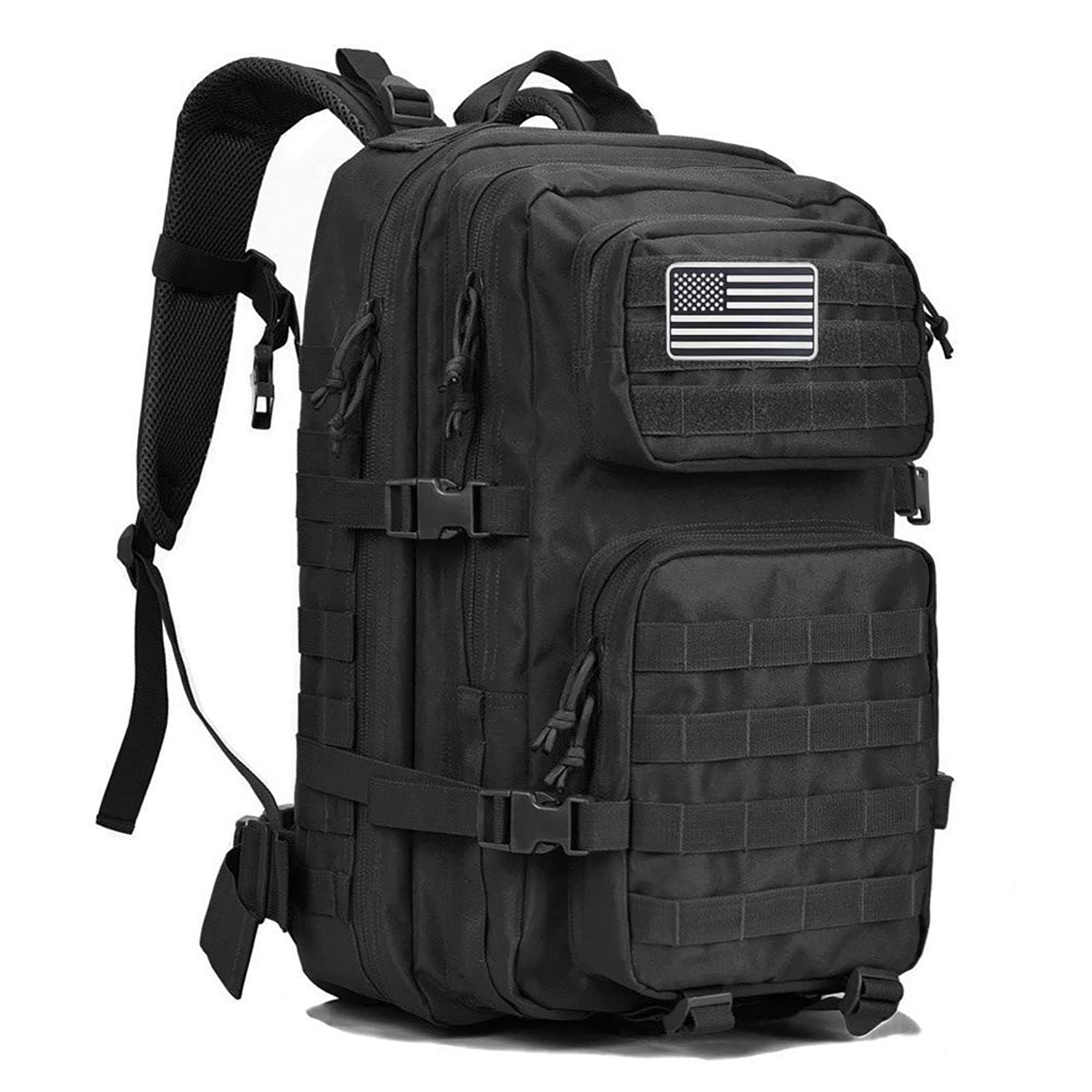 G4Free 40L Molle Backpack Large Pack Molle Shoulder Bag Rucksacks Daypack for Outdoor Hiking Camping Trekking Hunting