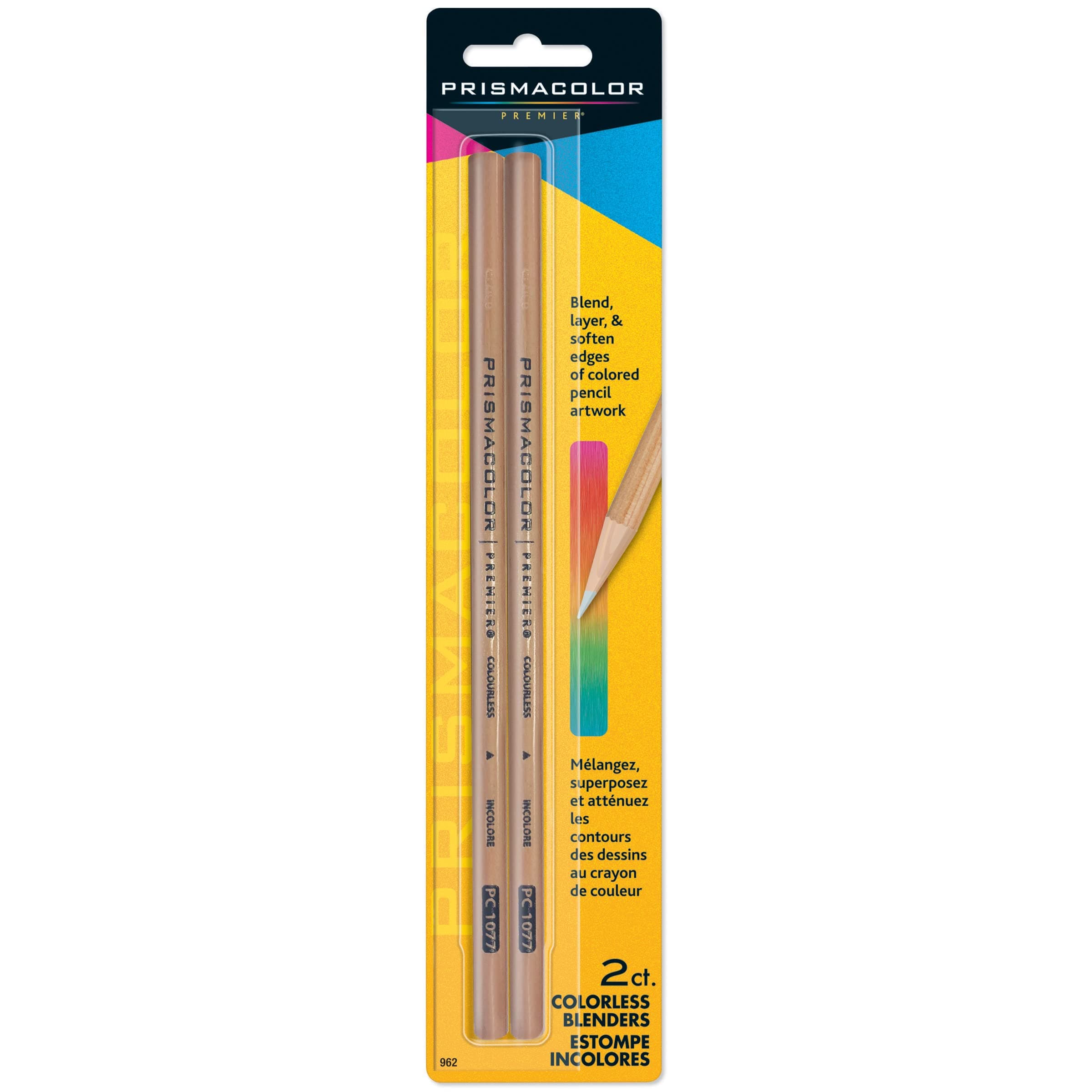 962 Premier Colorless Blender Pencils, 2-Count