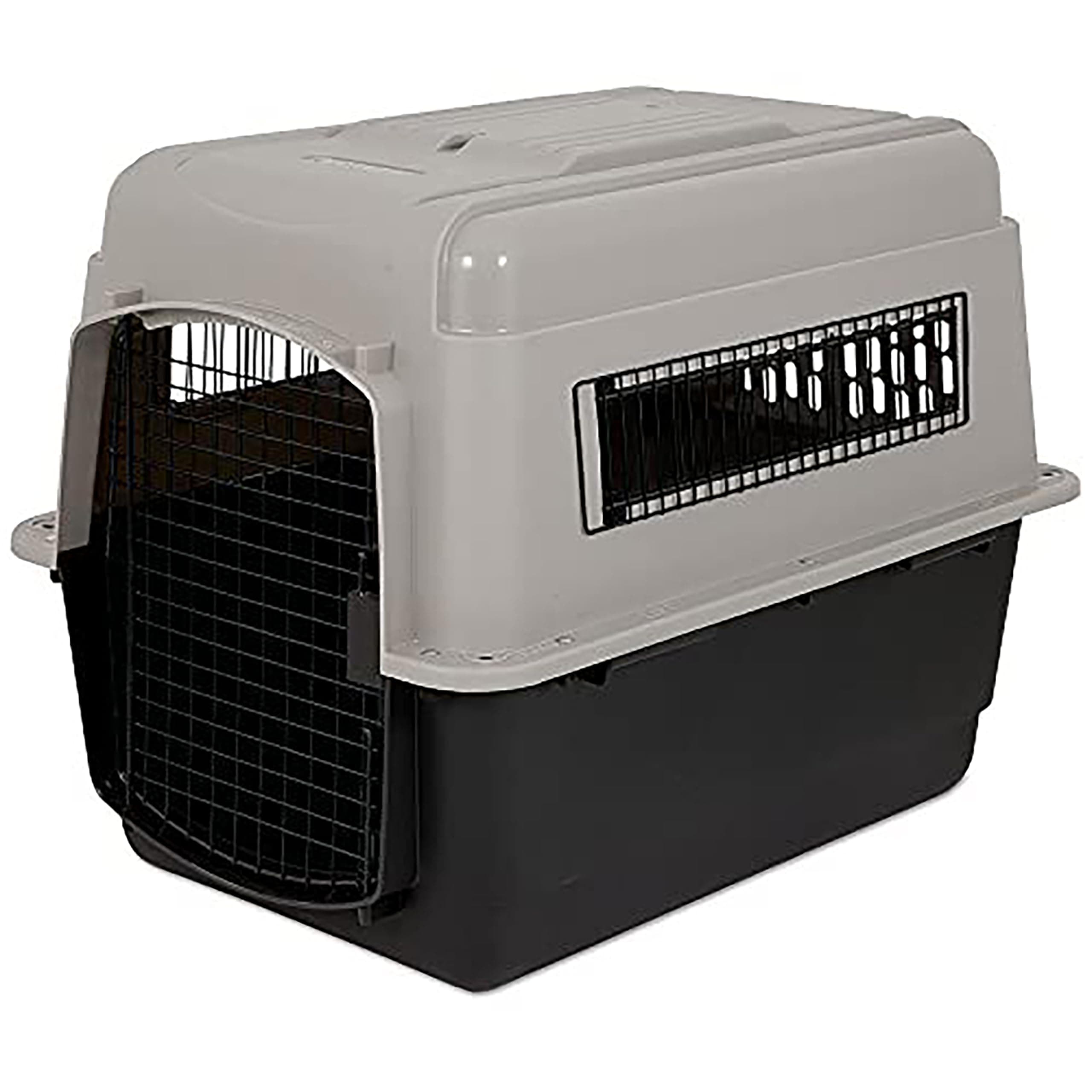 Ultra Vari Dog Kennel for Medium Dogs (Durable, Heavy Duty Dog Travel Crate, Made with Recycled Materials, 32 in. Long) 30 to 50 lbs, Made in USA