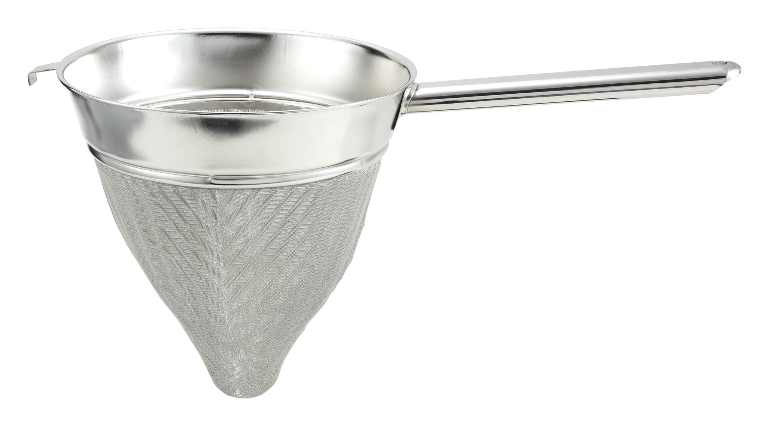 Bouillon Strainer, 8-Inch Diameter, Extra Fine Mesh, Medium, Stainless Steel
