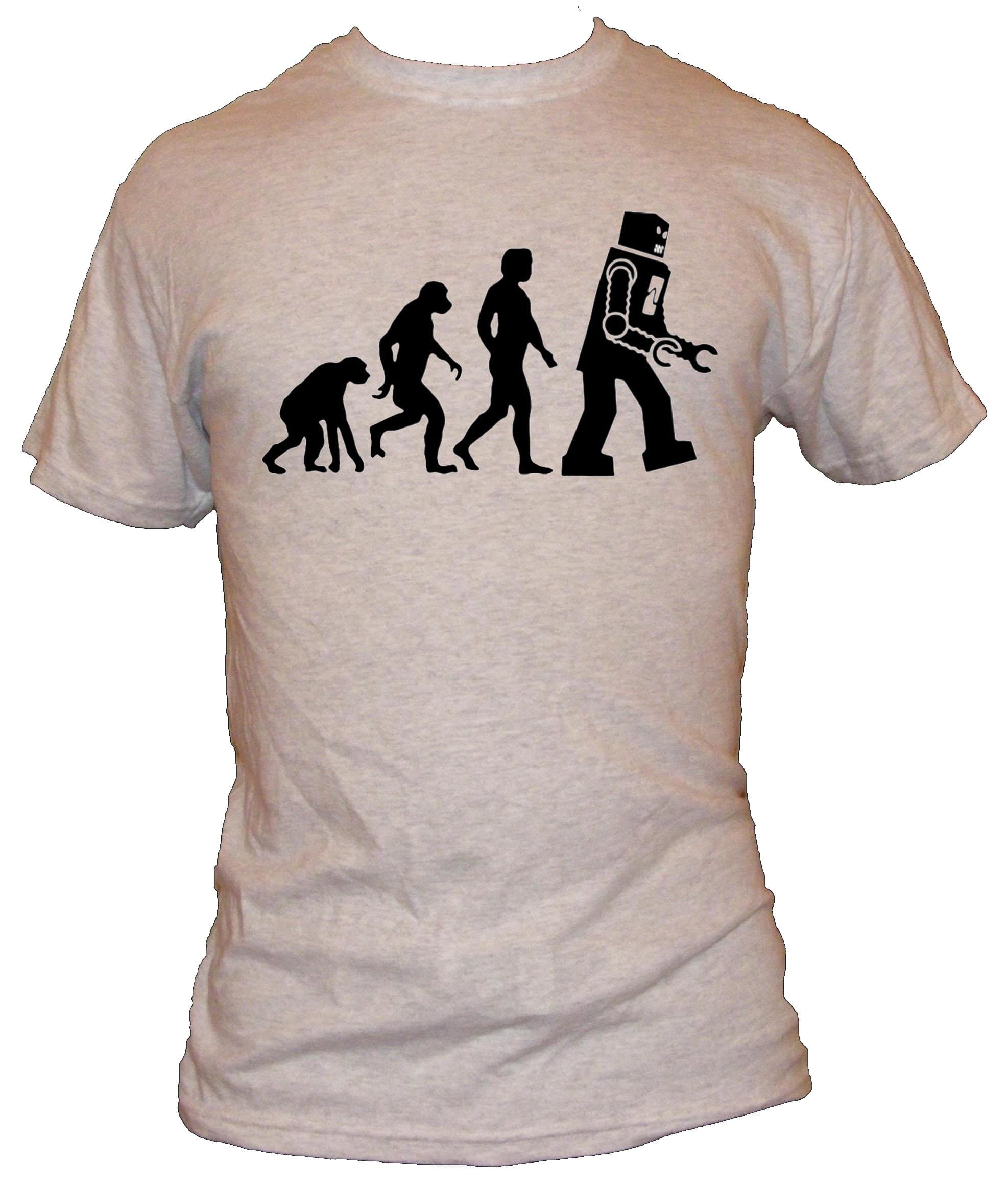 New Wave T-shirt (Evolution Of Robot)