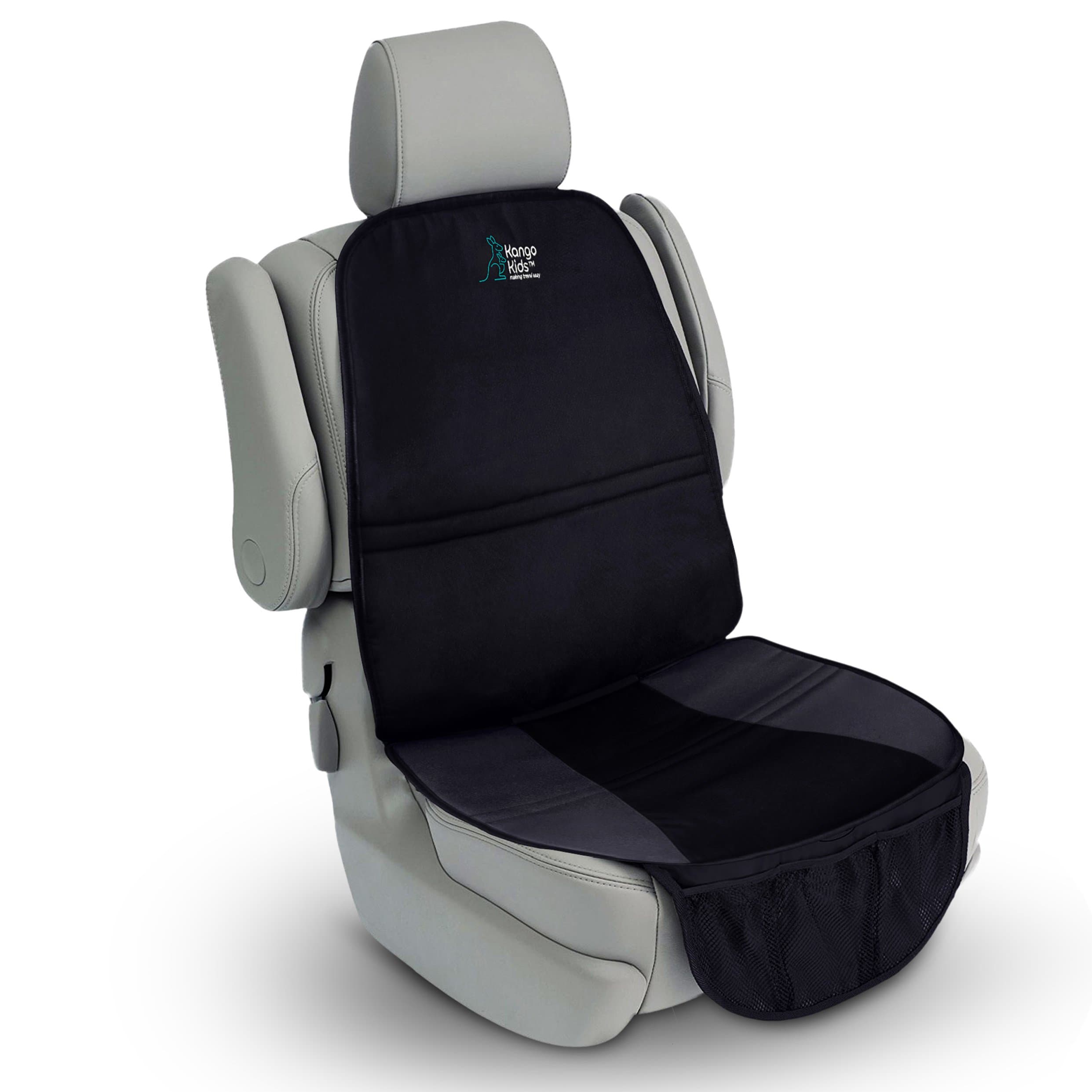 Universal Car Seat Protector – Extremely Durable with Non-Slip Backing - Increased Safety for your Child or Baby. Leak-proof to Protect against Accidental Spills. Compatible with most Carseats.